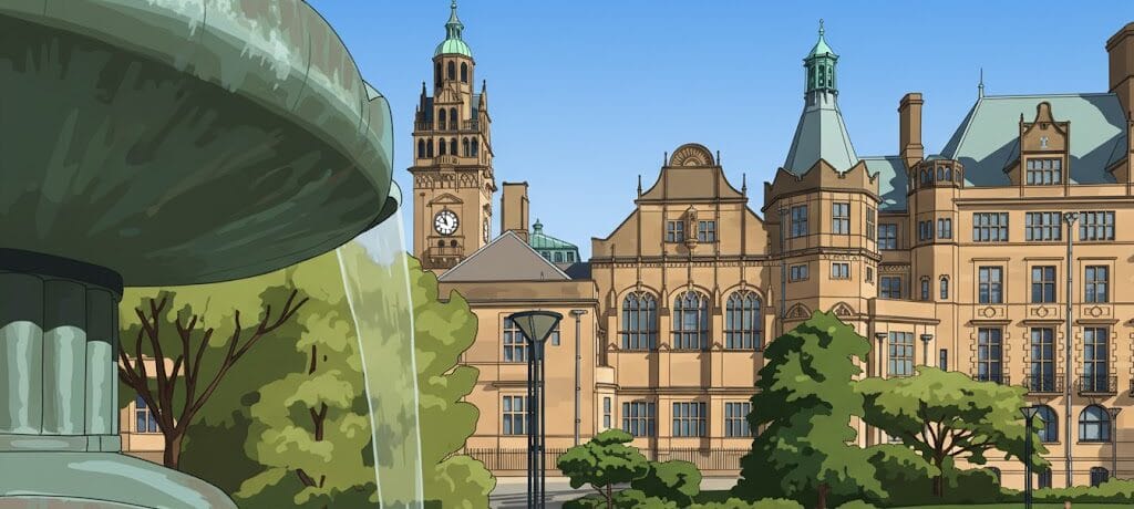 peace gardens sheffield city centre